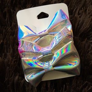 Holographic hair ties